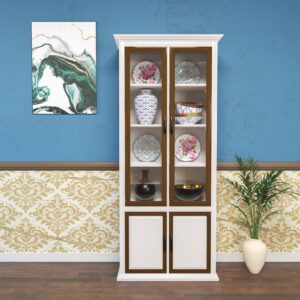 Southern Traditional Classic White Finished Handmade Wardrobe