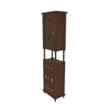 Classic Denver Dark Brown Finished Handmade Wooden Wardrobe