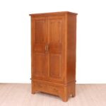 Classic 4-shelf and 4-drawer Two Part Wardrobe/Cabinet