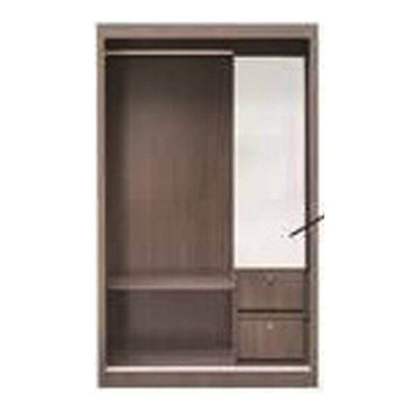 Alan Walnut Sliding Door Wardrobe